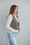 Lila Leopard Vest