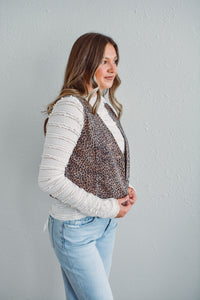 Lila Leopard Vest