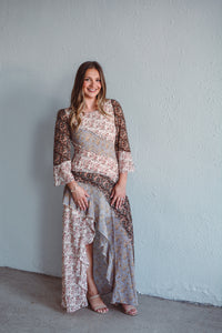 Flora Chiffon Maxi