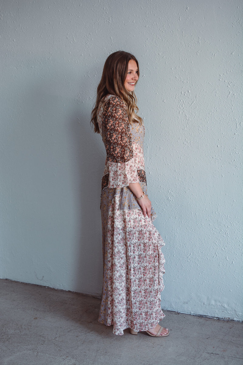 Flora Chiffon Maxi