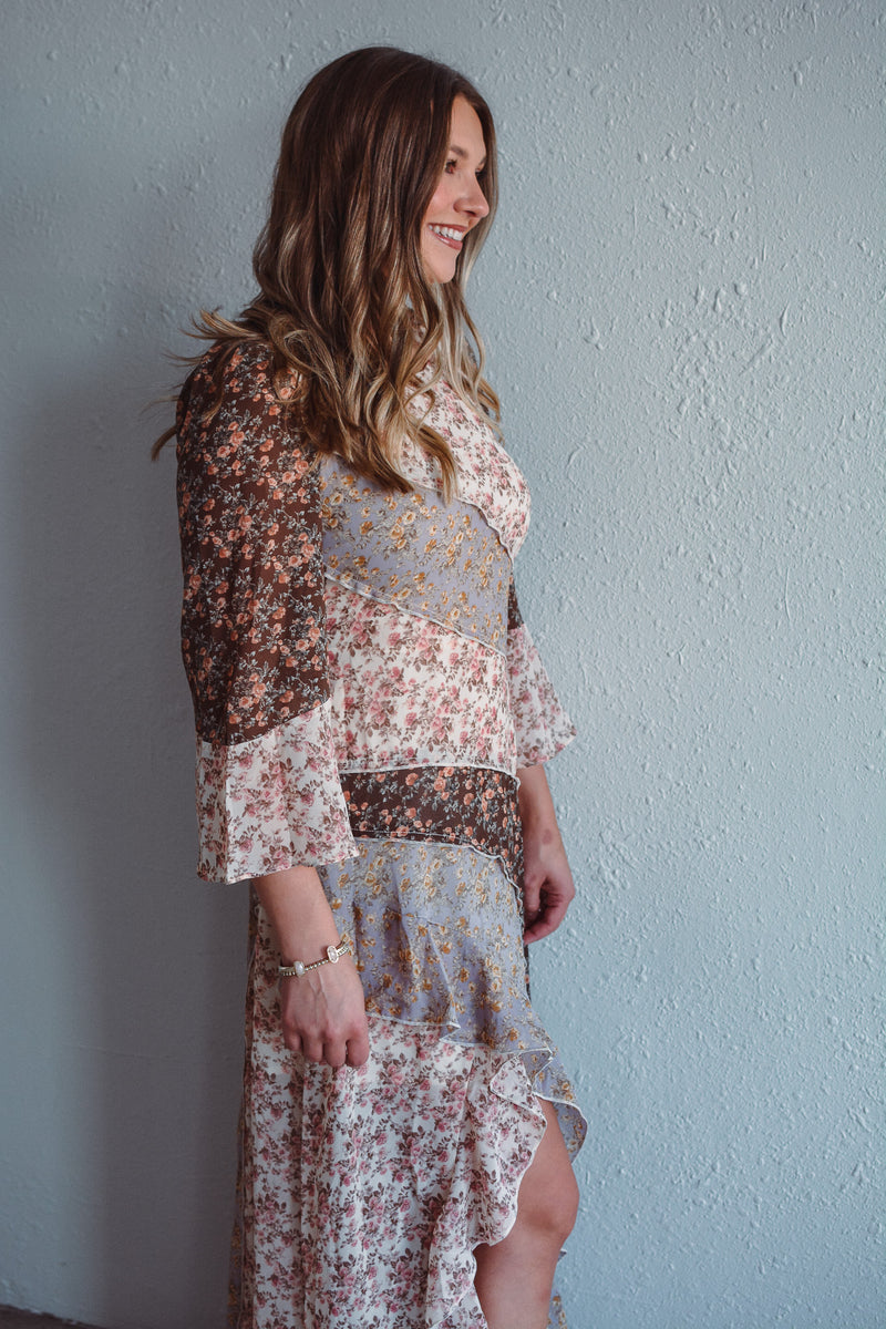 Flora Chiffon Maxi