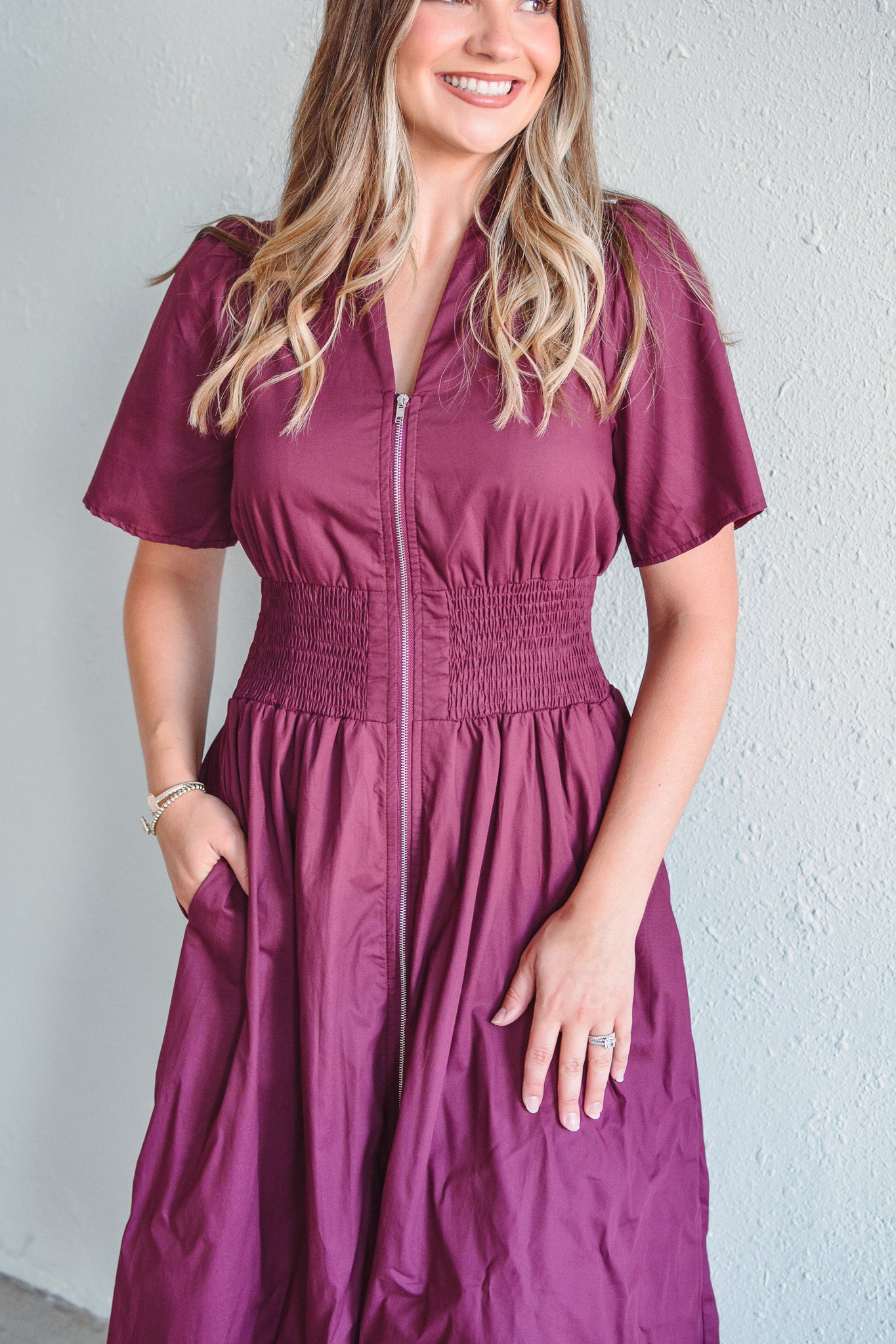Nova Plum Dress