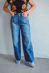 Kris Wide Dark Denim