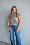 Lennon Taupe Top