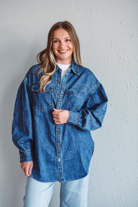 Denim Heart Shirt