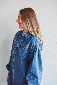 Denim Heart Shirt