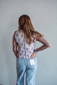 Luna Lace Mauve Top
