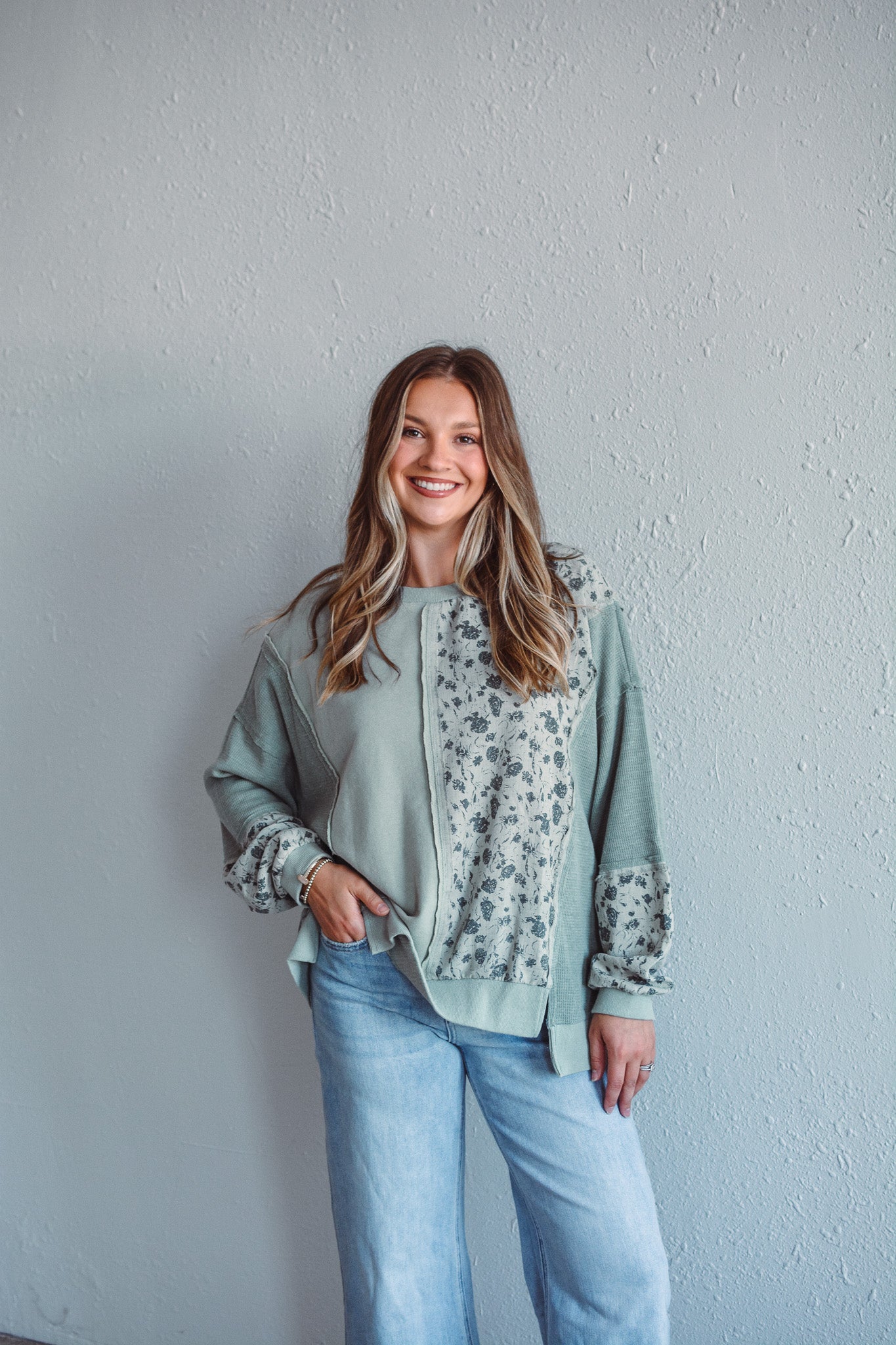 Sageline Texture Top