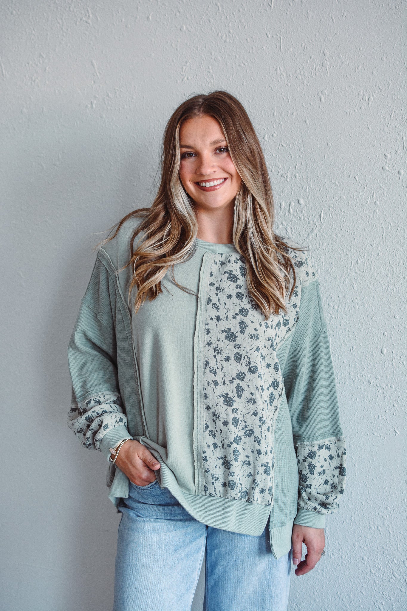 Sageline Texture Top
