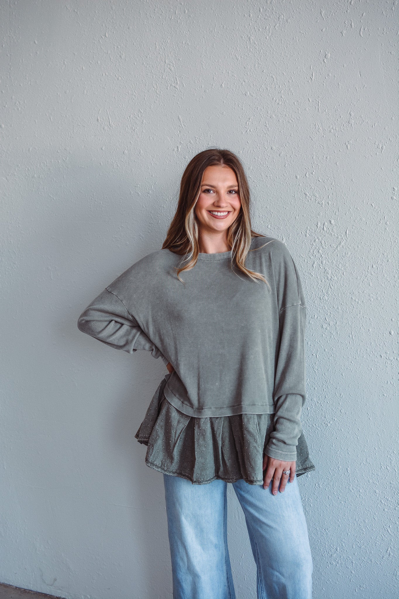 Olive Ease Top
