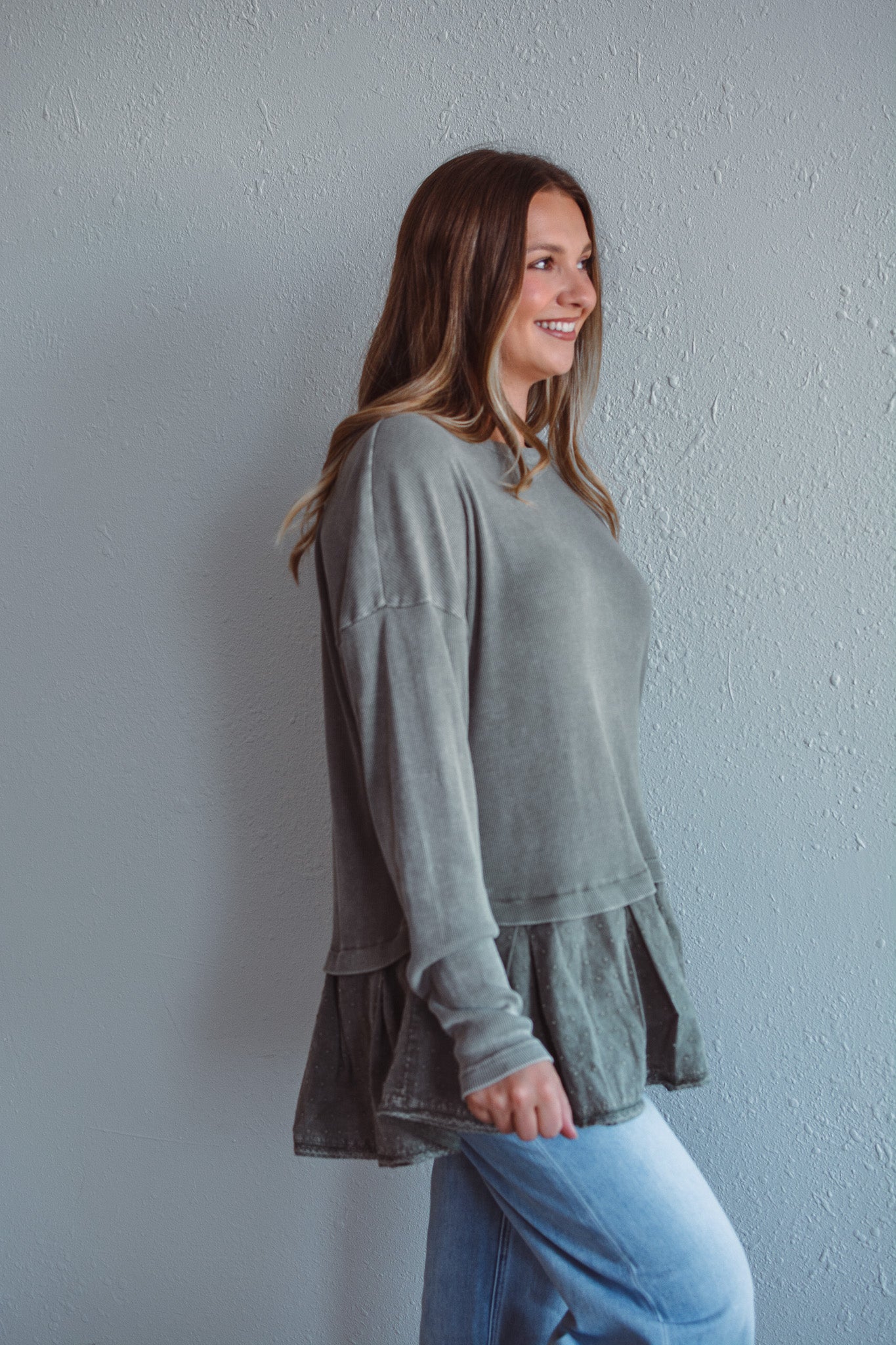 Olive Ease Top