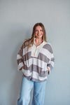 Reese Brown Half Zip