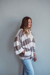 Reese Brown Half Zip