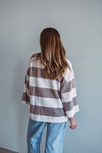 Reese Brown Half Zip
