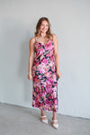 Violet Petal Maxi Dress