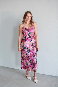 Violet Petal Maxi Dress