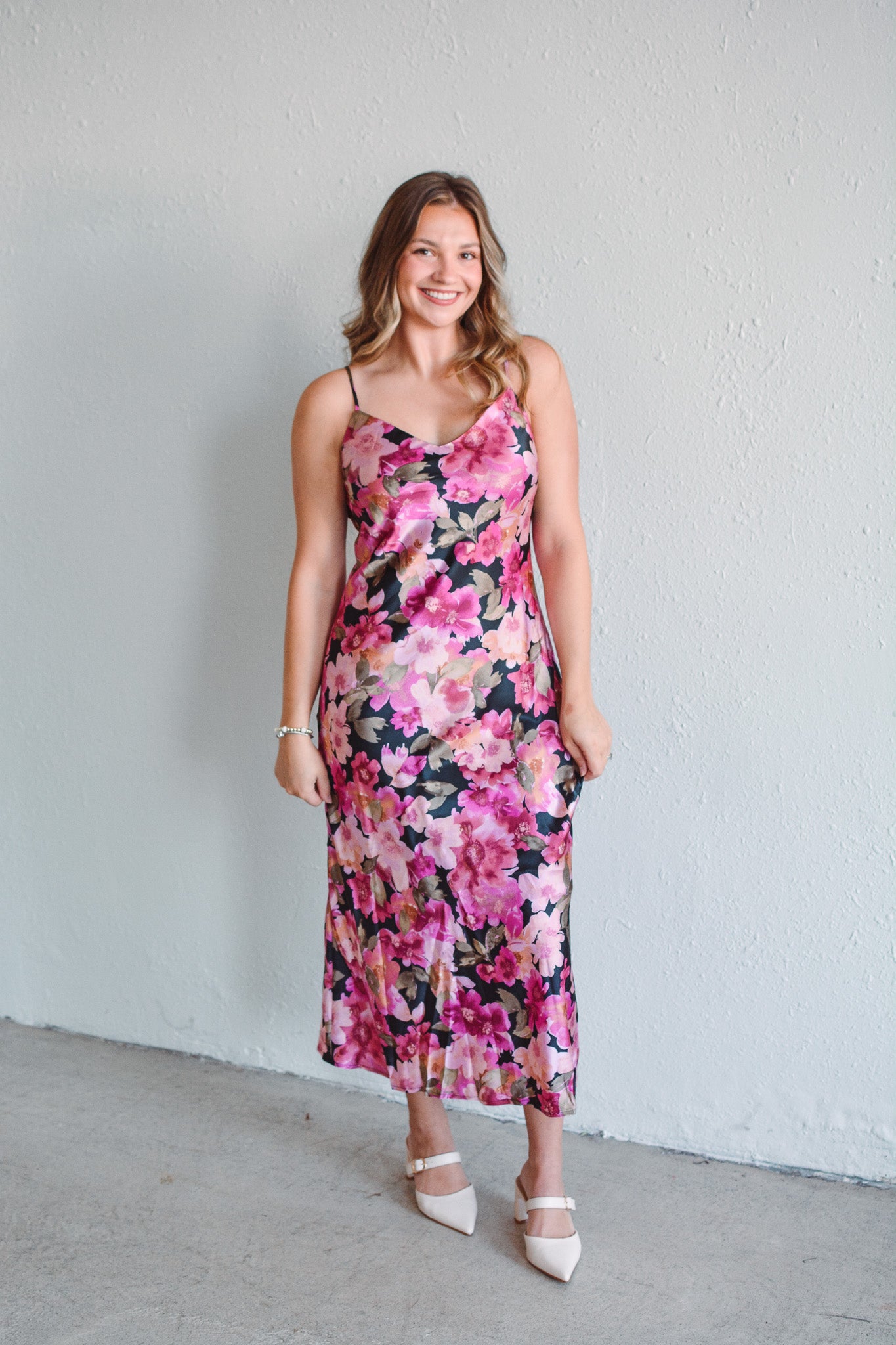 Violet Petal Maxi Dress