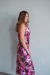 Violet Petal Maxi Dress