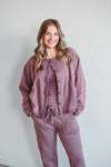 Rose Taupe Belle Cardi
