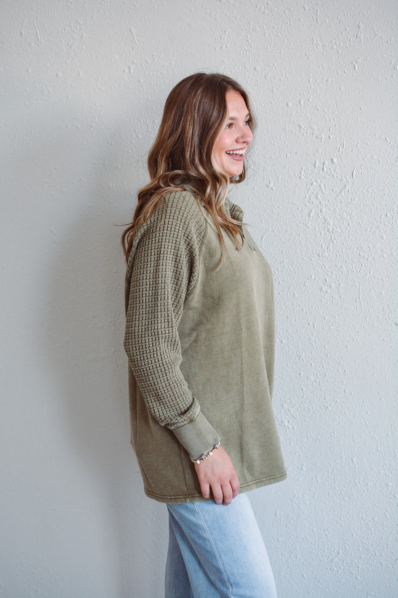 Hamilton Waffle Henley