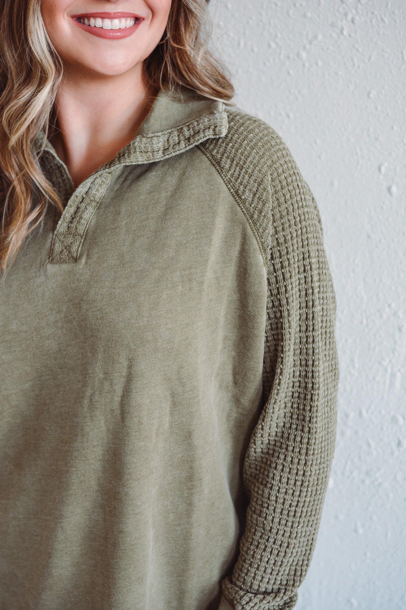 Hamilton Waffle Henley