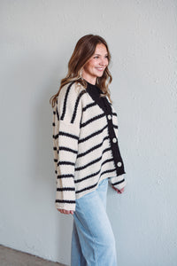 The Midnight Stripe Cardi