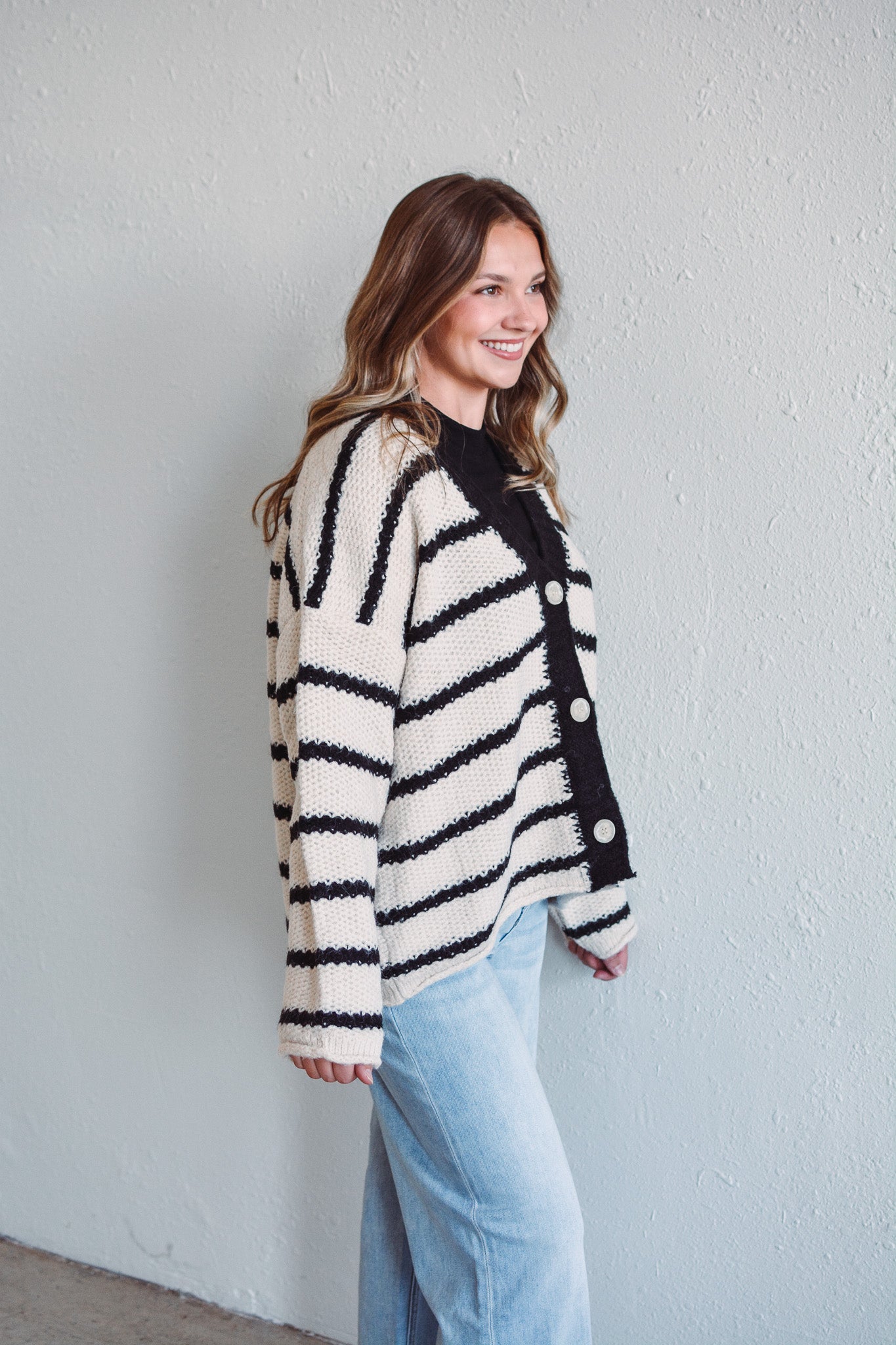 The Midnight Stripe Cardi
