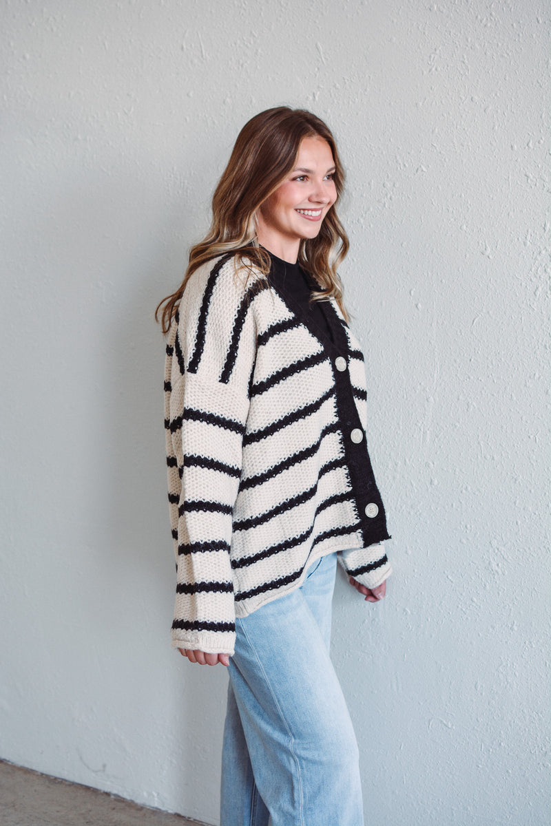 The Midnight Stripe Cardi
