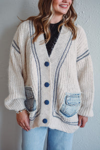 The Willow Contrast Pocket Sweater