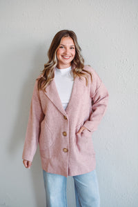 The Mauve Luxe Sweater Coat