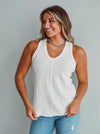 Ivory French Terry Tank