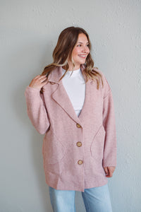 The Mauve Luxe Sweater Coat