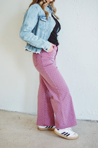 Polkadot Print Pants