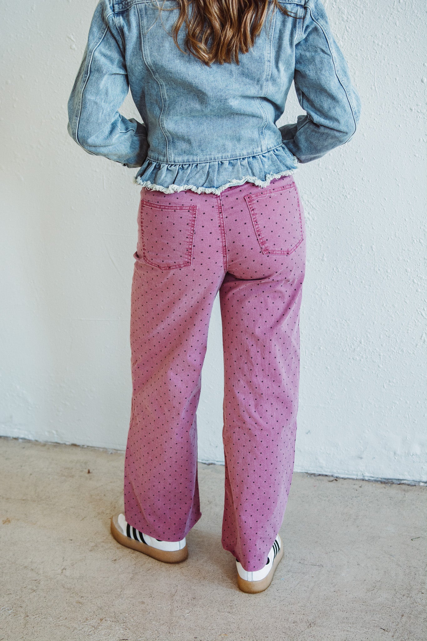 Polkadot Print Pants