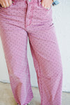 Polkadot Print Pants