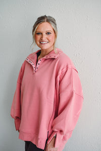 Ashton Pink Pullover
