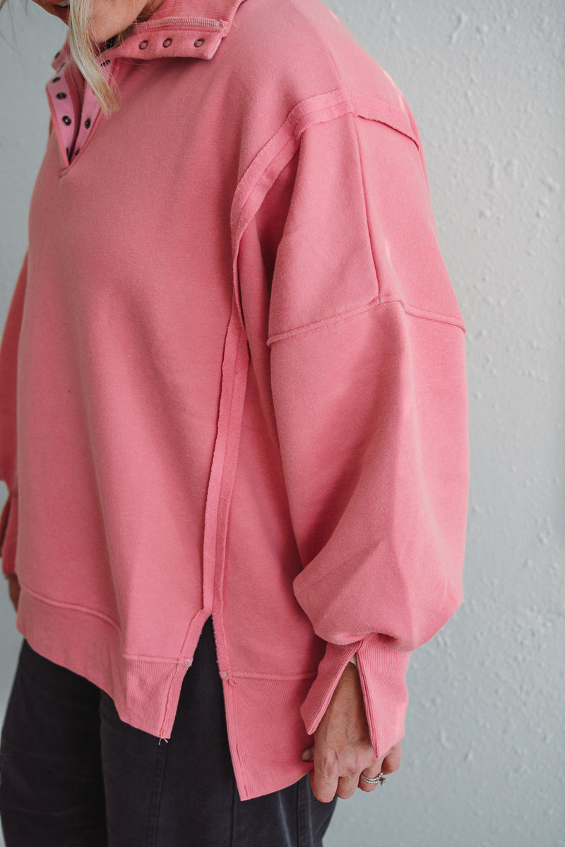 Ashton Pink Pullover