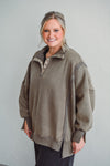 Ashton Olive Pullover