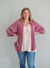 Mauve Moment Cardigan