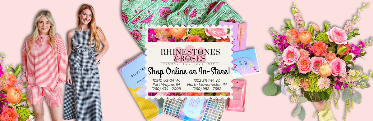 Rhinestones And Roses Flowers And Boutique