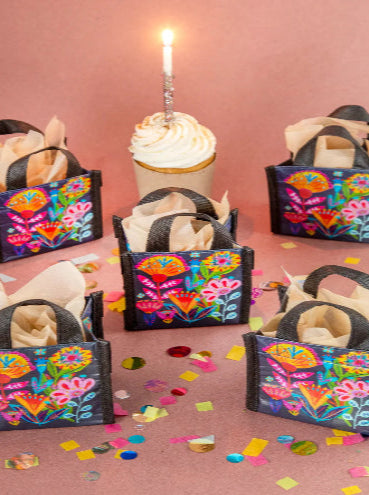 Folk Flower Mini Bag
