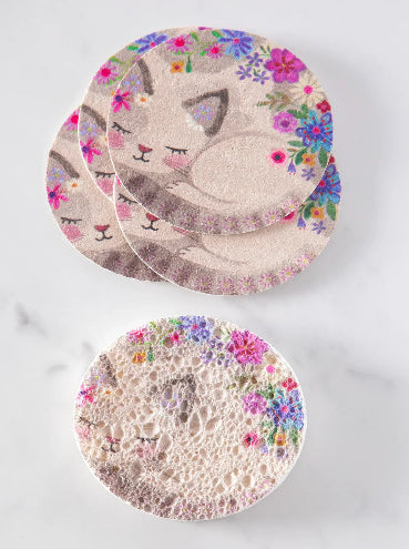 Pop-Up Cat Sponges