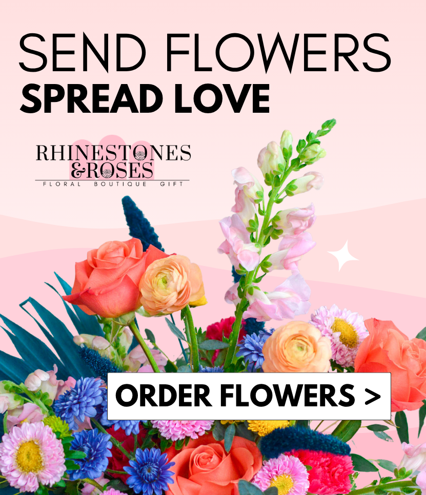 Rhinestones And Roses Flowers And Boutique