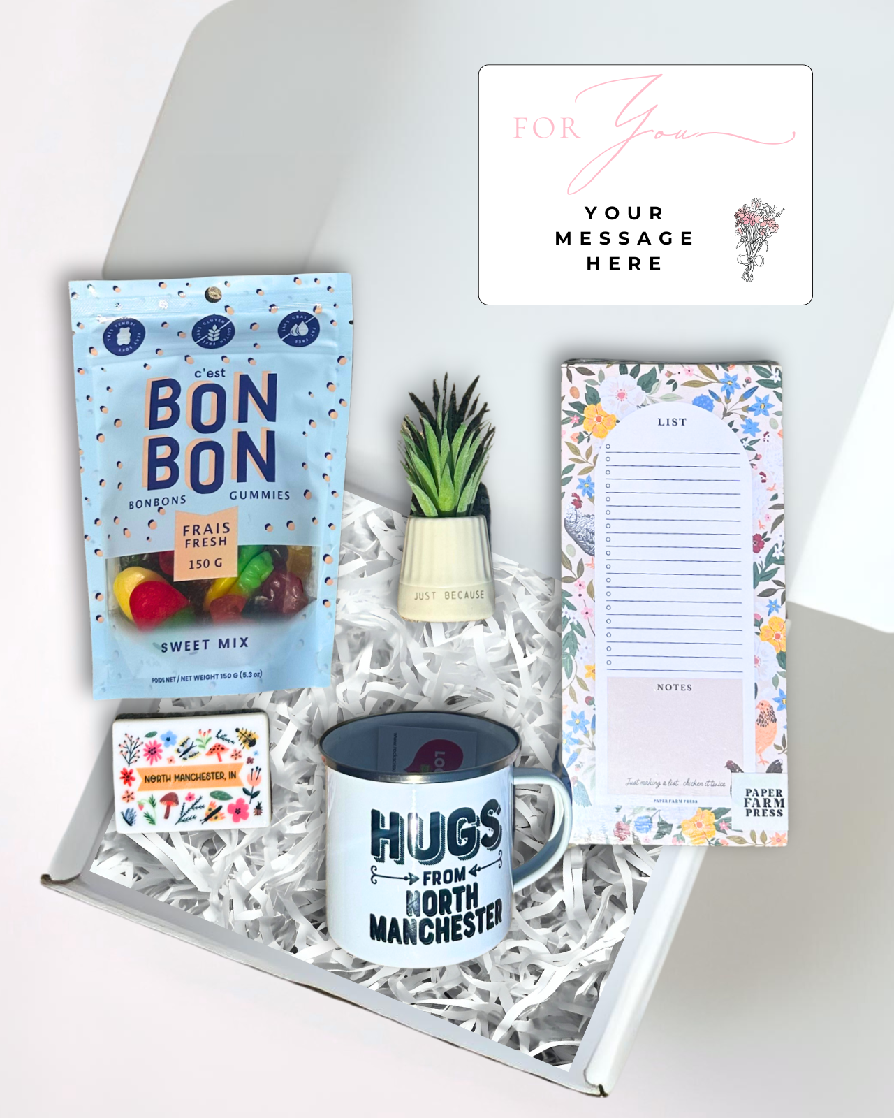 The "Hugs From North Manchester" Box