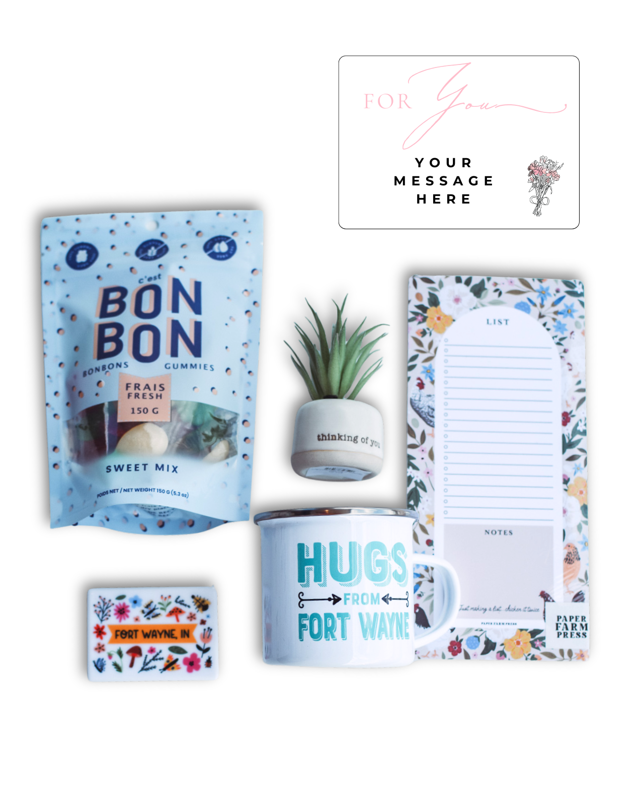 The "Hugs From Fort Wayne" Box