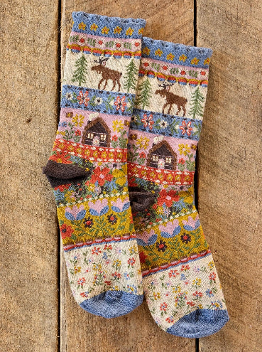 Cozy Moose Socks