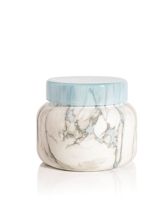 Blue Jean Marble Candle
