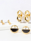 Black Agate Earrings