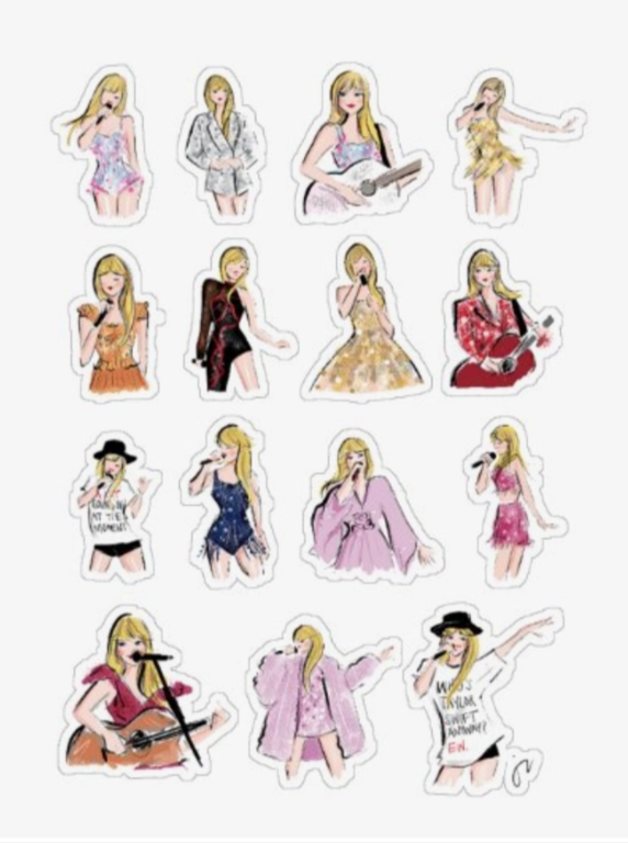 Taylor's Outfit Stickers