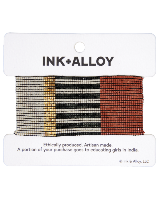 Ink & Alloy Angles Beaded Bracelet